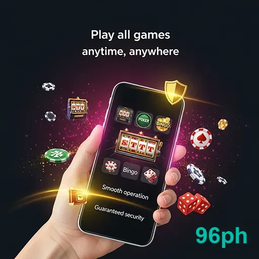 User enjoying casino games on mobile app
